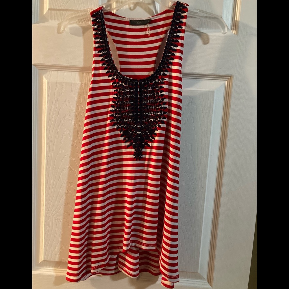 Racer back RED WHITE & BLUE !